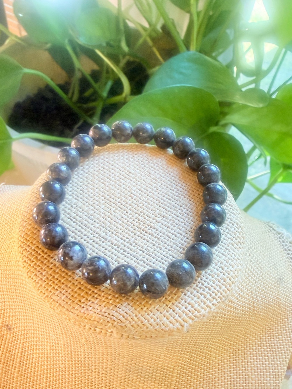 Black seraphinite bracelet